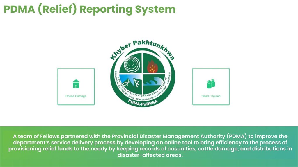 Relief Reporting System