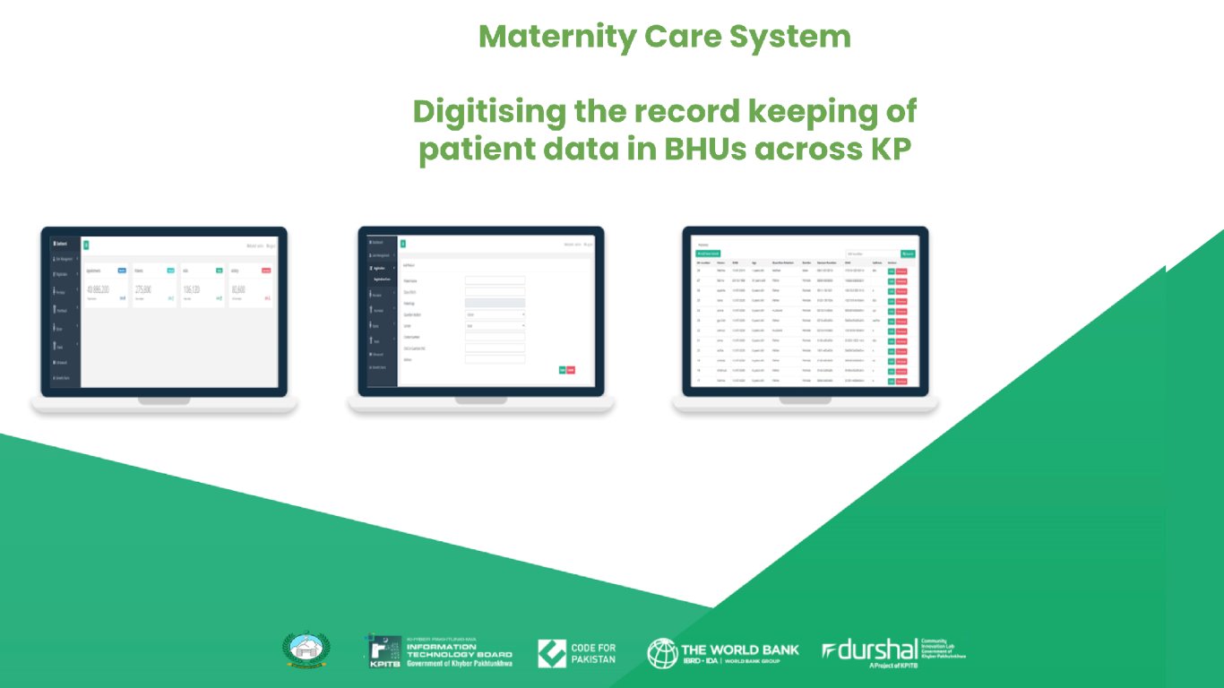 Maternity Care System for BHUs  